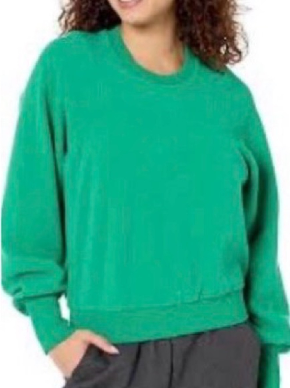 Sweaty Betty Bright Green Crewneck Sweater